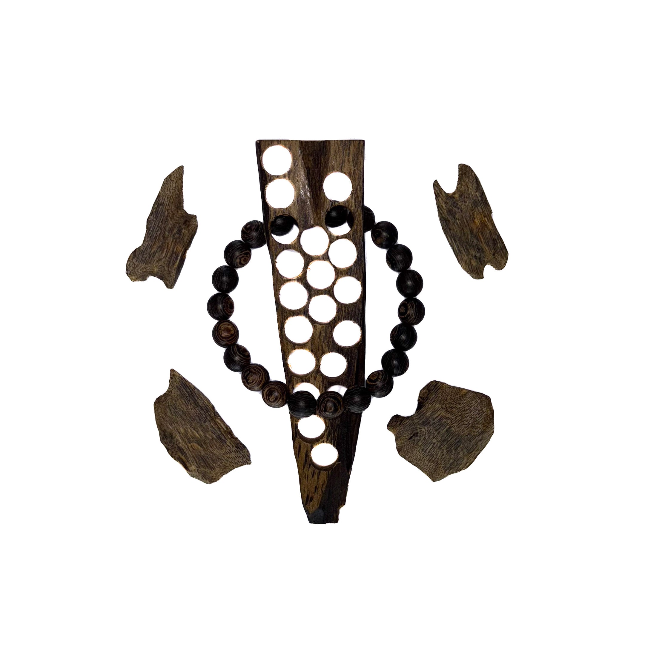 100% Natural Agarwood Bracelet 8mm Simi Sinking Beads