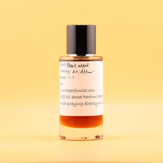 Black Wood Modern Elixir Attar Bottle