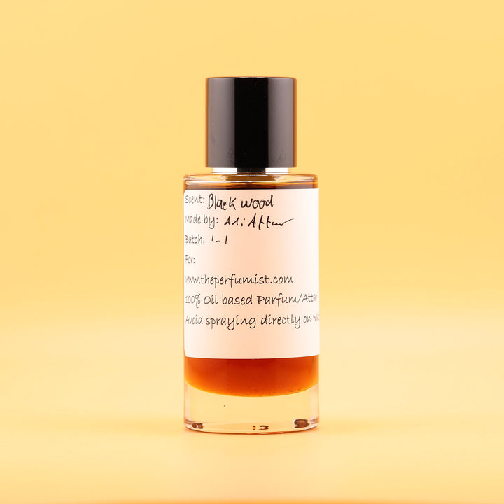 Black Wood Modern Elixir Attar Bottle