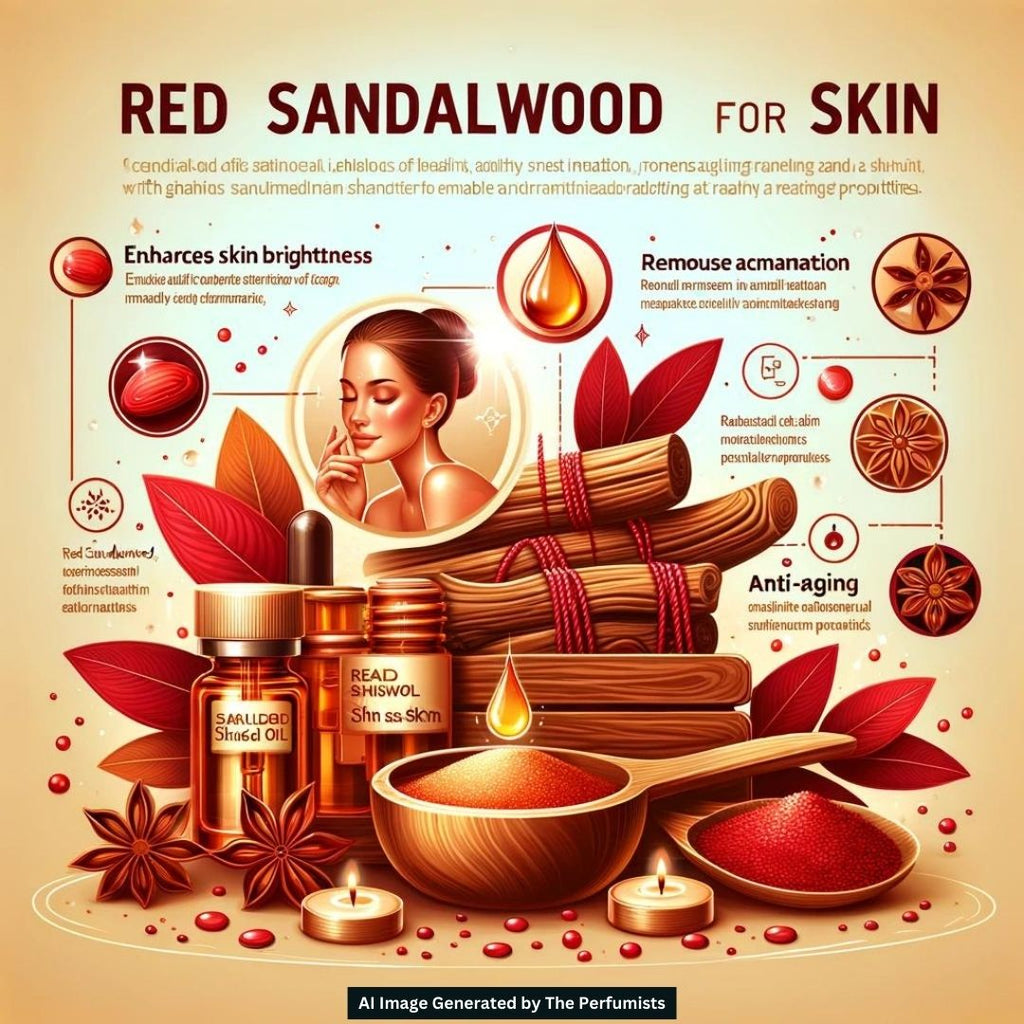 Red sandalwood oil benefits for skin