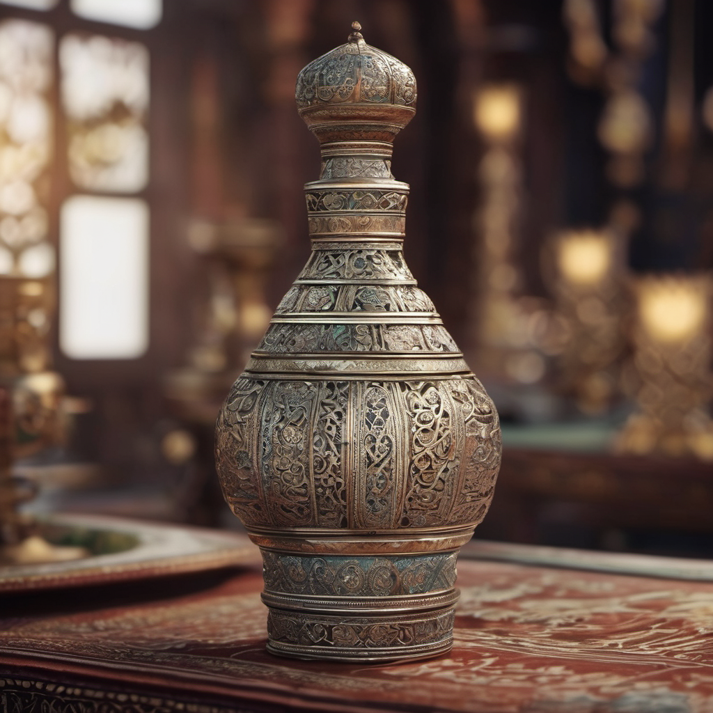 Ambergris perfume oil Bottle