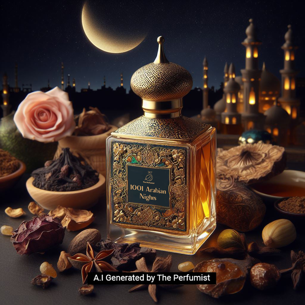 The 1001 Night Arabian Attar - Oud, Musk, Rose and Sandal