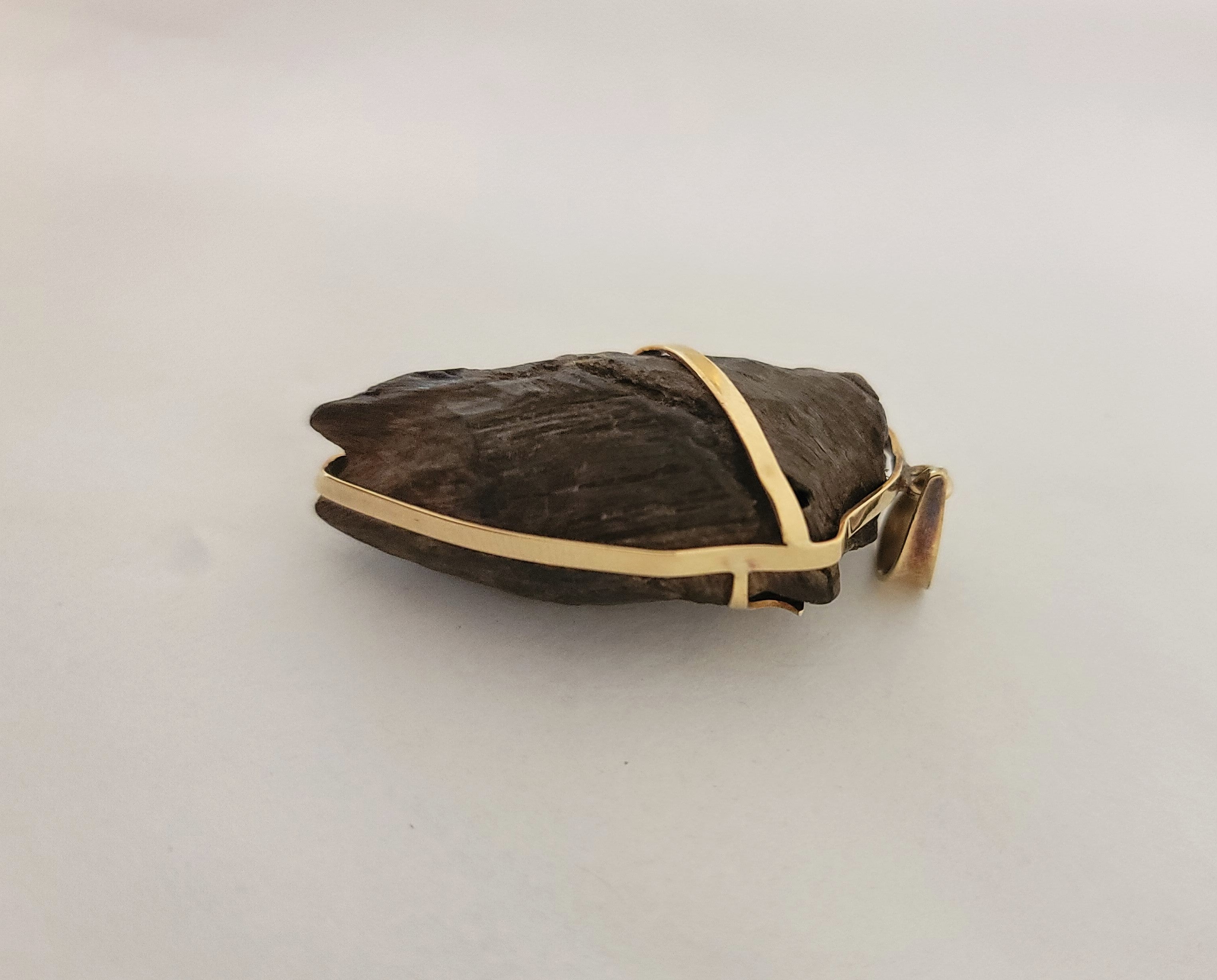 Fully sinking wild black kinam - jewelry piece