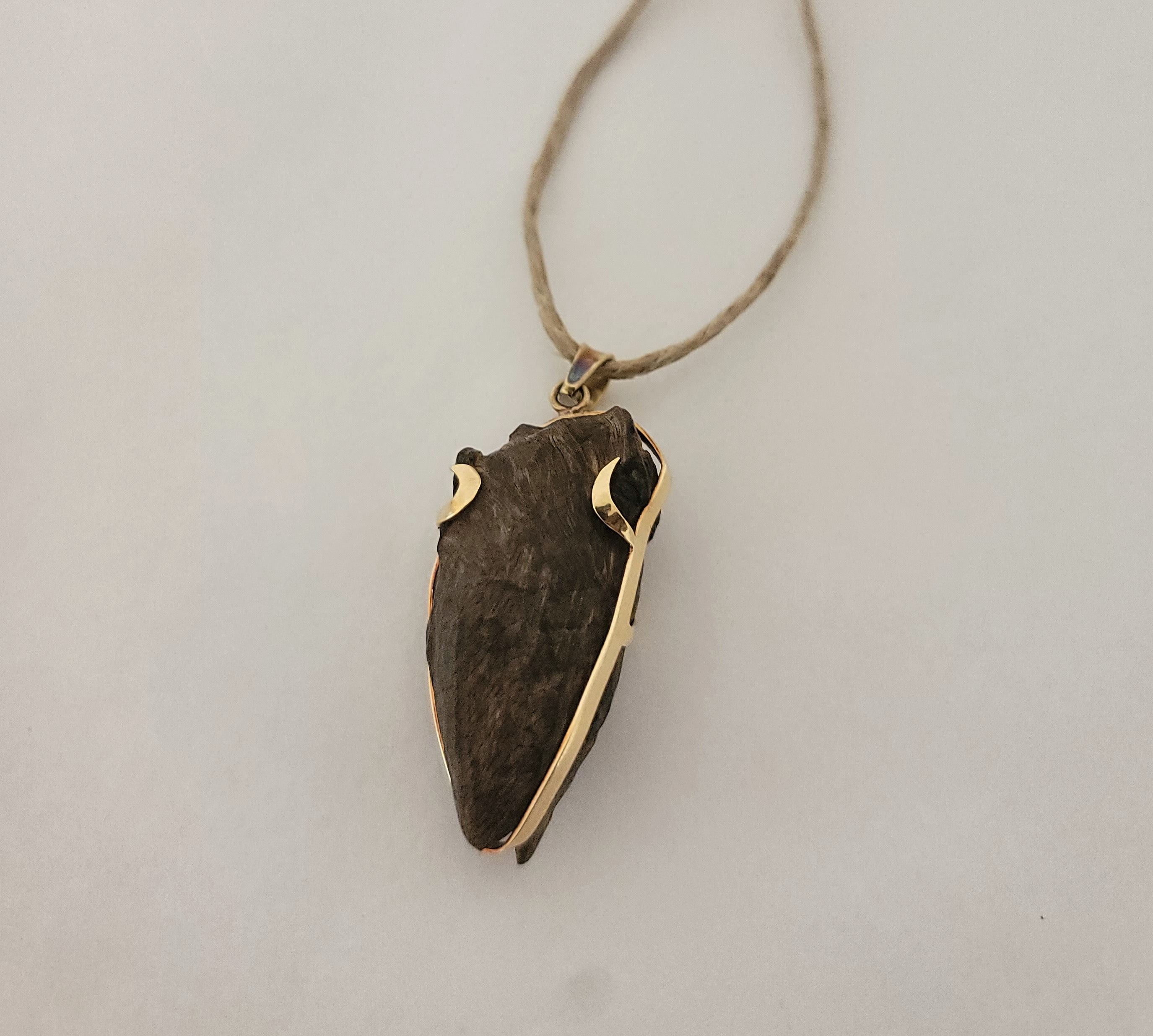 Fully sinking wild black kinam - jewelry piece