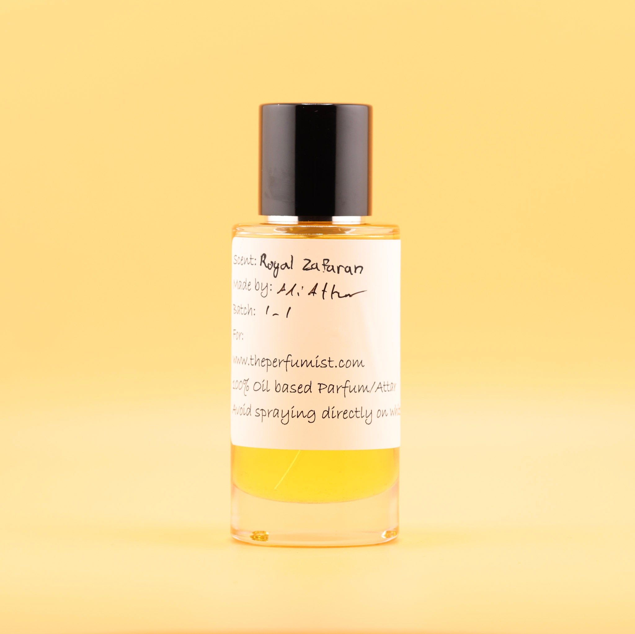Royal Zafaran Modern Elixir Attar Bottle
