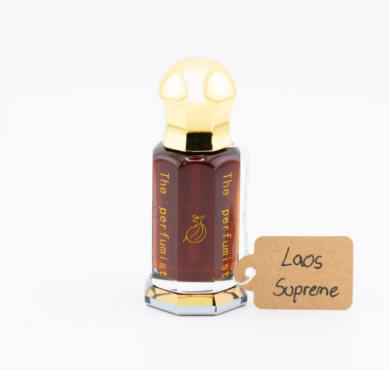 Laos Supreme Triple-Fermented Wild Oud Oil Bottle theperfumist
