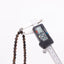 Buy agarwood prayer beads with a round wooden bead measured by digital caliper