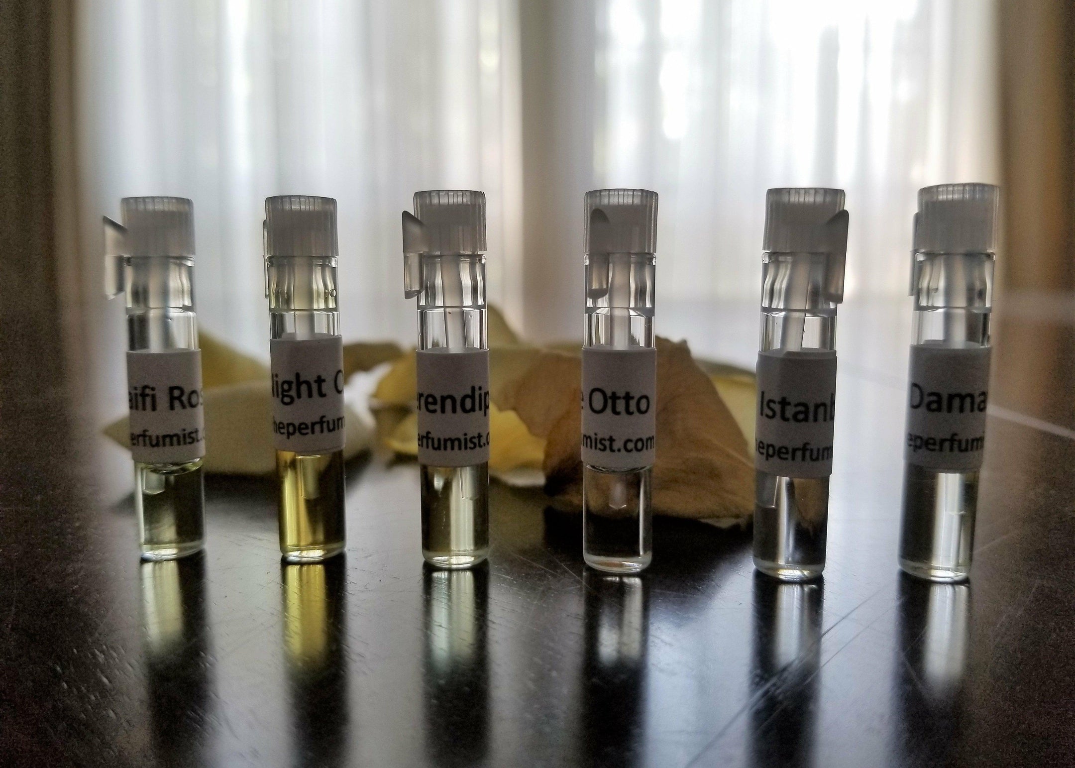 The Rose sampler - The Perfumist Rose - theperfumist - the house of the perfumist - royal attar