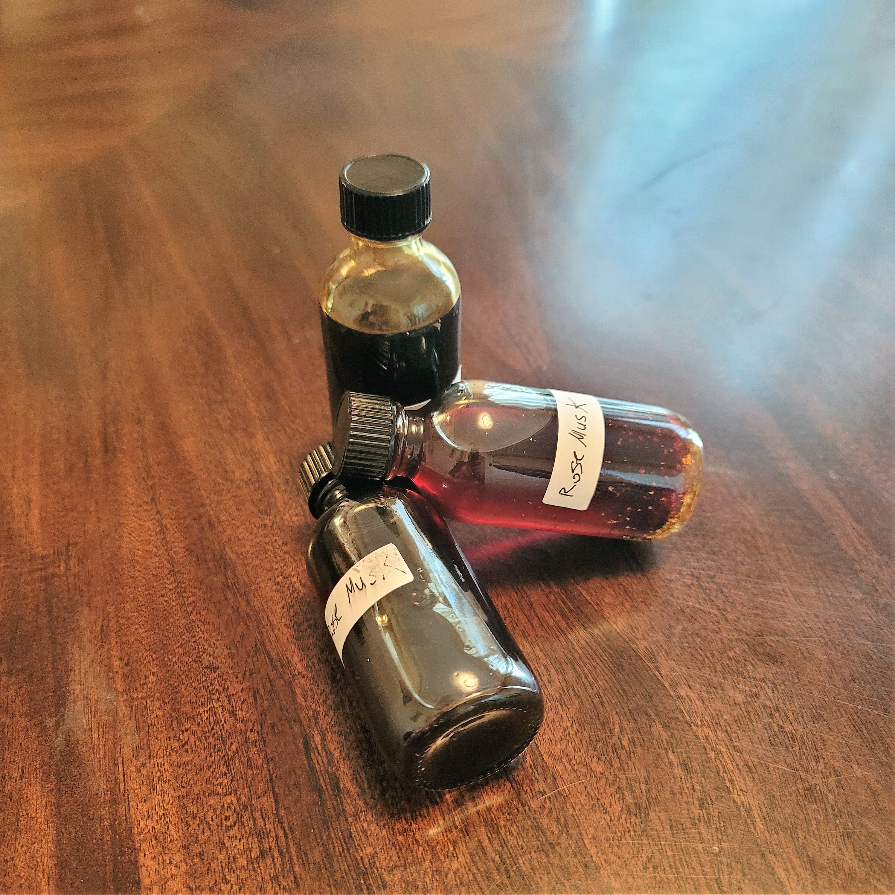 Oud Rose Musk the three bottles